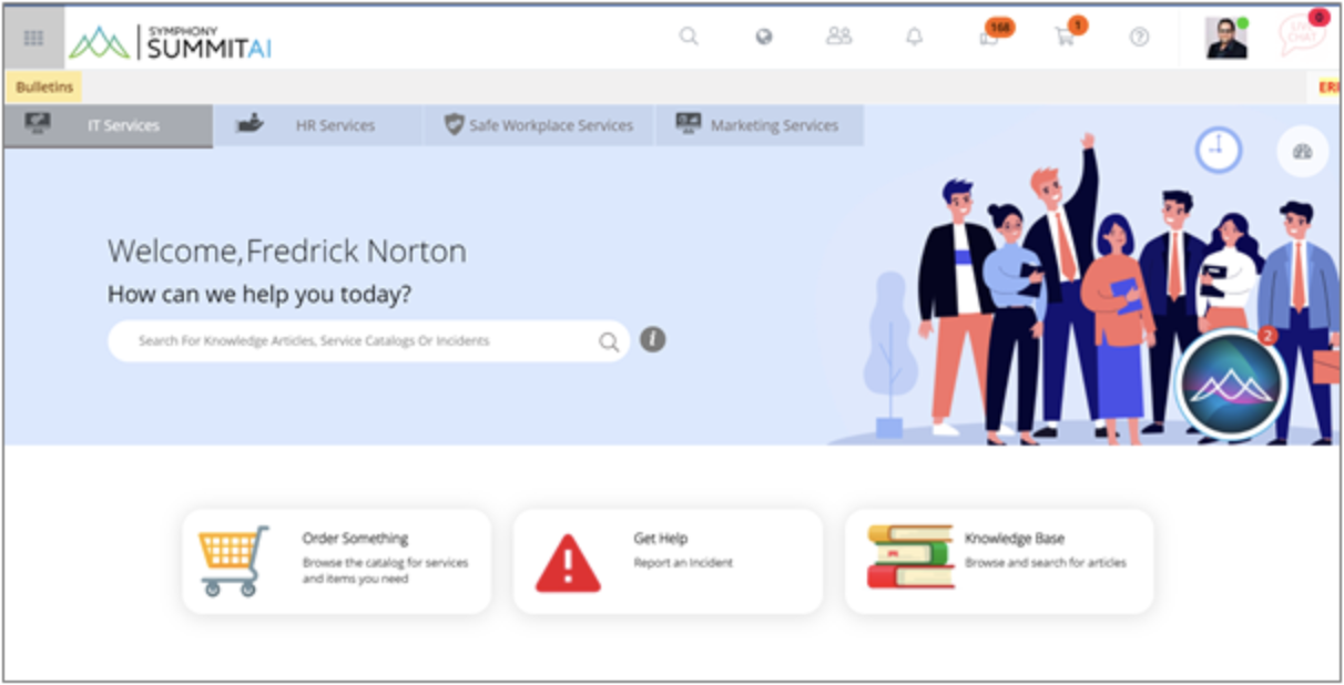 self-service portal