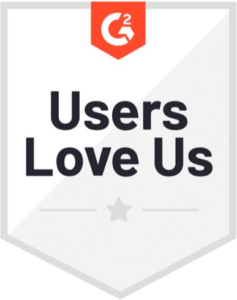 Per G2.com, “the Users Love Us badge is earned after collecting 20 reviews with an average rating of 4.0 stars.”