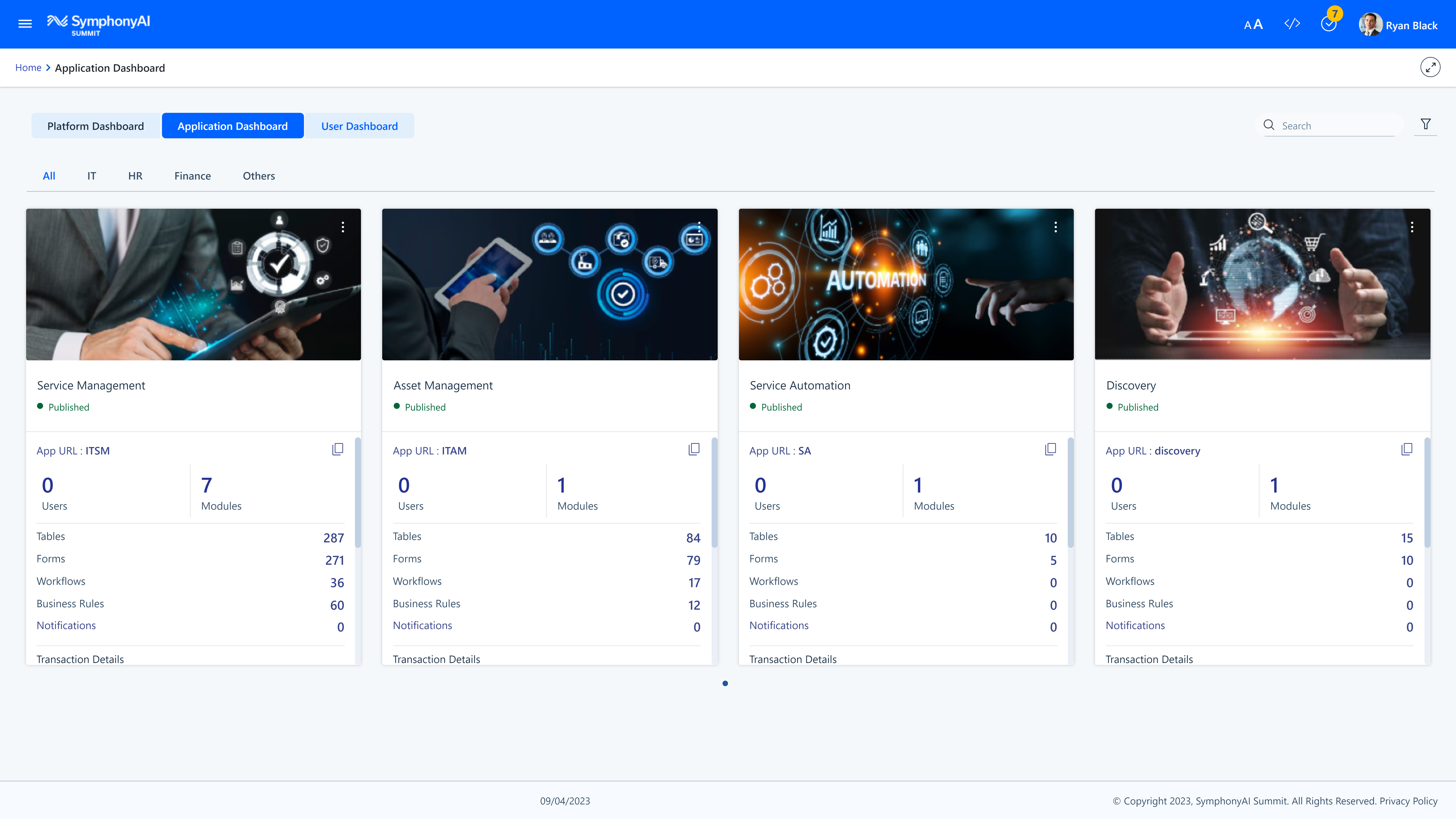 SymphonyAI Summit centralized management design studio