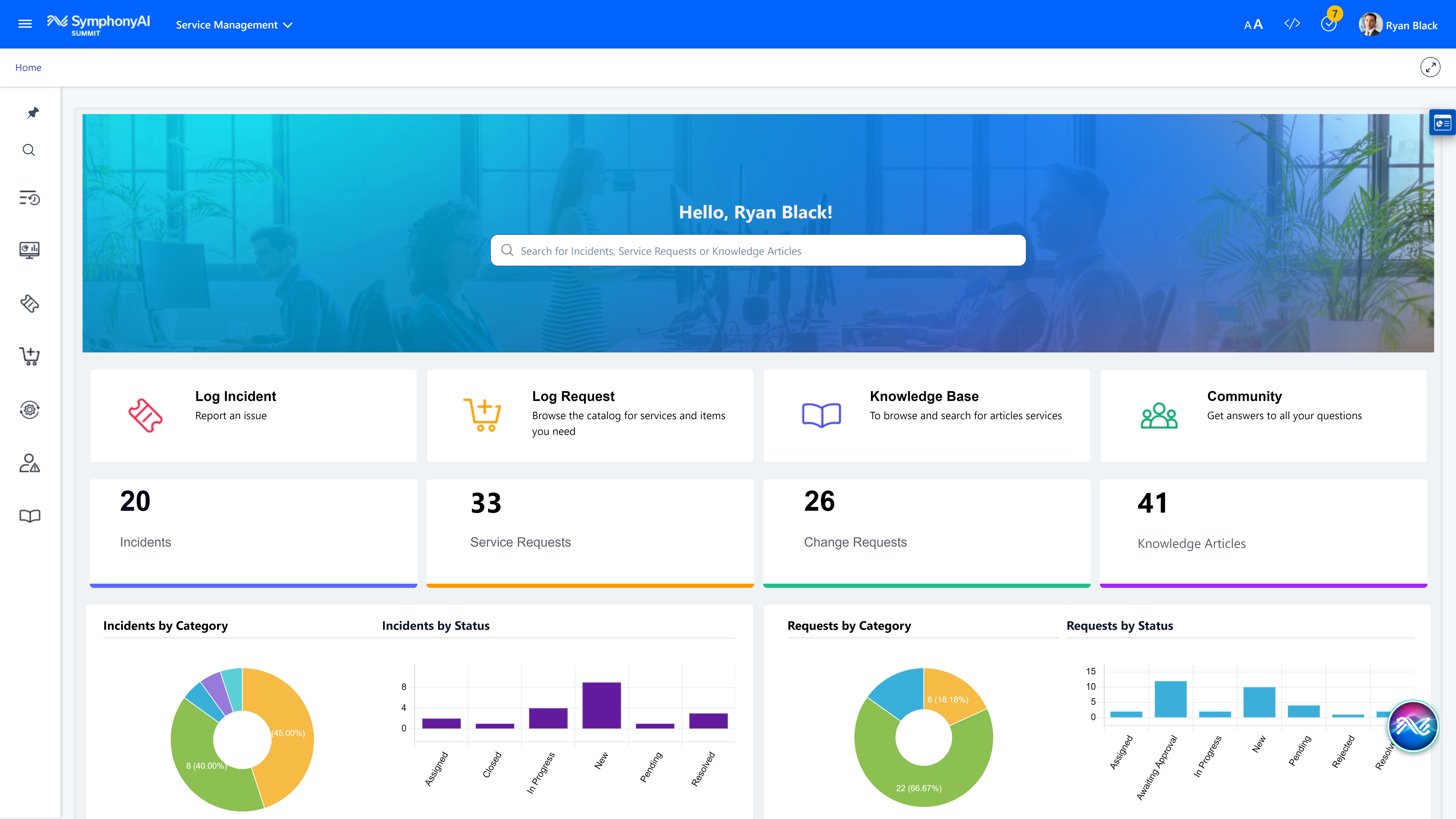 SymphonyAI Summit empower self-service IT Service Management
